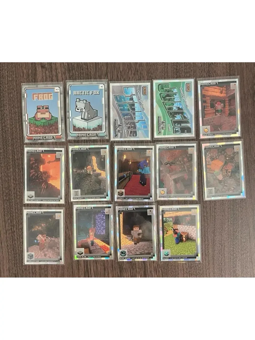 MISC Minecraft Holo / Refractor / Prizm card lot of 14